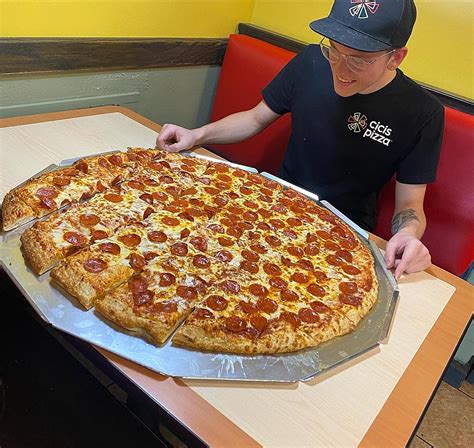 Customers can also order individual items like <b>pizza</b> slices or wings for even. . Cicis pizza challenge